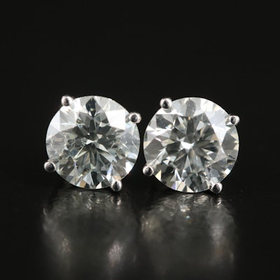 14K 1.86 CTW Lab Grown Diamond Stud Earrings