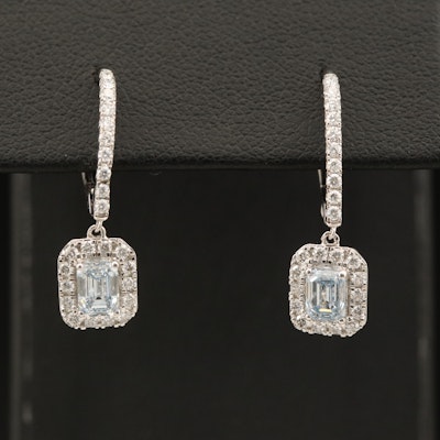 14K 1.19 CTW Lab Grown Diamond Earrings