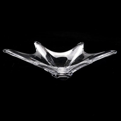 Baccarat Crystal "Stella" Oblong Console Bowl