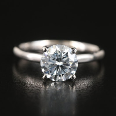 14K 1.71 CT Lab Grown Diamond Solitaire Ring