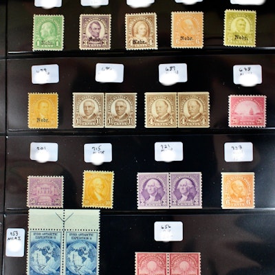 Group of Earlier U.S. Stamps Including Scott#701