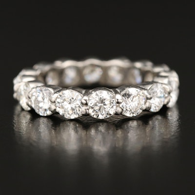 Platinum 3.80 CTW Diamond Eternity Ring