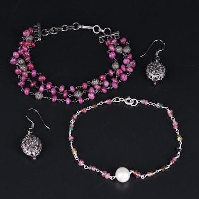 Sterling Silver Gemstone Jewelry Collection