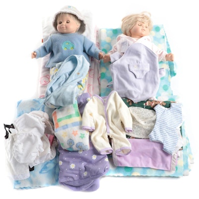 Pleasant Co. Bitty Baby Sleepy Eyes Dolls with Clothes and Accessories