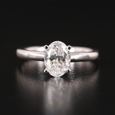 14K 1.01 CT Lab Grown Diamond Solitaire Ring