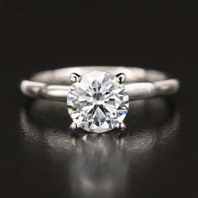 14K 1.40 CT Lab Grown Diamond Solitaire Ring