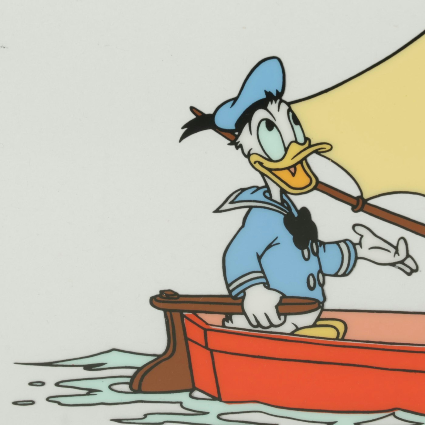 Disney No Sail Sericel Of Donald Duck And Goofy 1990 Ebth
