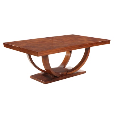 Century Furniture "Omni" Maple and Figured Maple Top Dining Table