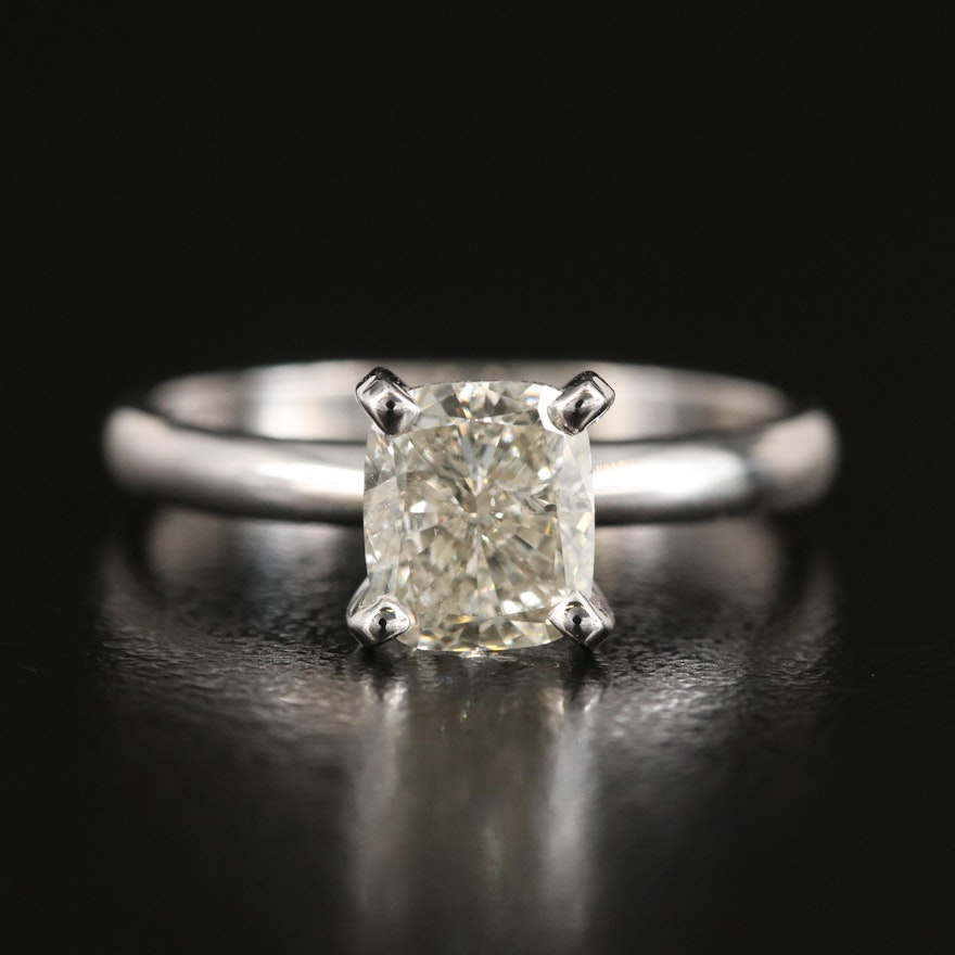 14K 1.45 CT Lab Grown Diamond Solitaire Ring