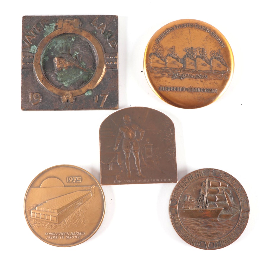 Maritime Commemorative Medals and Plaques, 20th Century