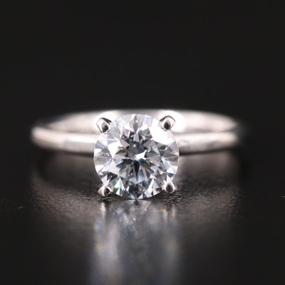 14K 1.42 CT Lab Grown Diamond Solitaire Ring