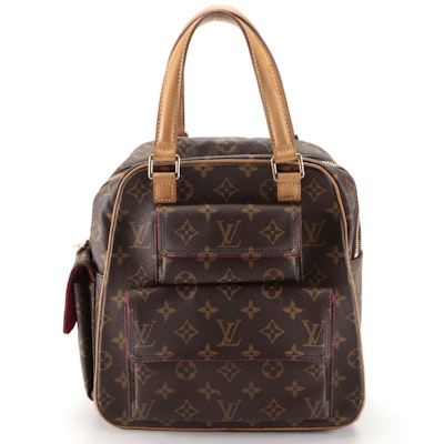 Louis Vuitton Excentri Cite Bag in Monogram Canvas and Vachetta Leather