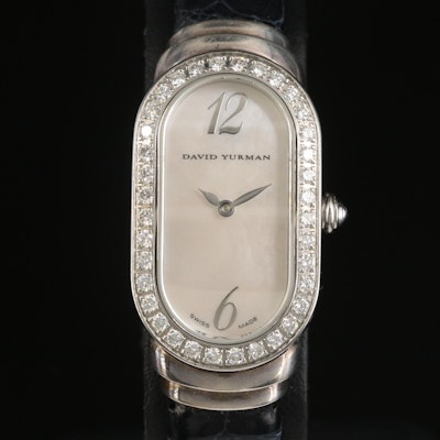 David Yurman Madison Diamond Bezel and Mother-of-Pearl Dial Wristwatch