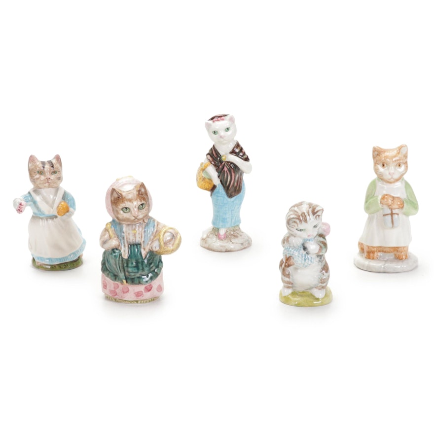 Beswick England Ceramic "Ginger" and Other Beatrix Potter Character Figurines
