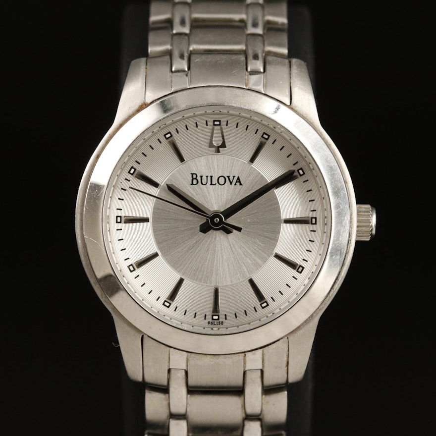 Bulova Stainless Steel Quartz Wristwatch
