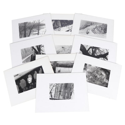 Silver Gelatin Photographs of Beach, Urban, and Park Scenes, Late 20th Century