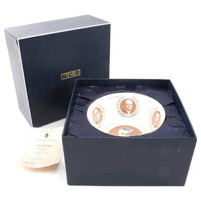 Wedgwood Limited Edition NCR Corporation Tribute to William S. Anderson Bowl