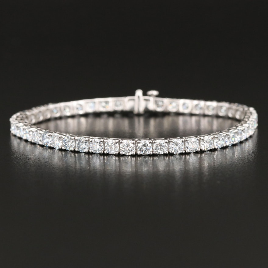 14K 11.46 CTW Lab Grown Diamond Line Bracelet