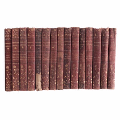 "John L. Stoddard's Lectures" Ten-Volume Set with Supplemental Volumes