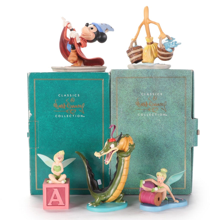 Walt Disney Classics "Peter Pan" and Other Porcelain Figurines