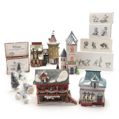Heritage Village Collection "Santa's Woodworks", "Tin Soldier Shop" and More
