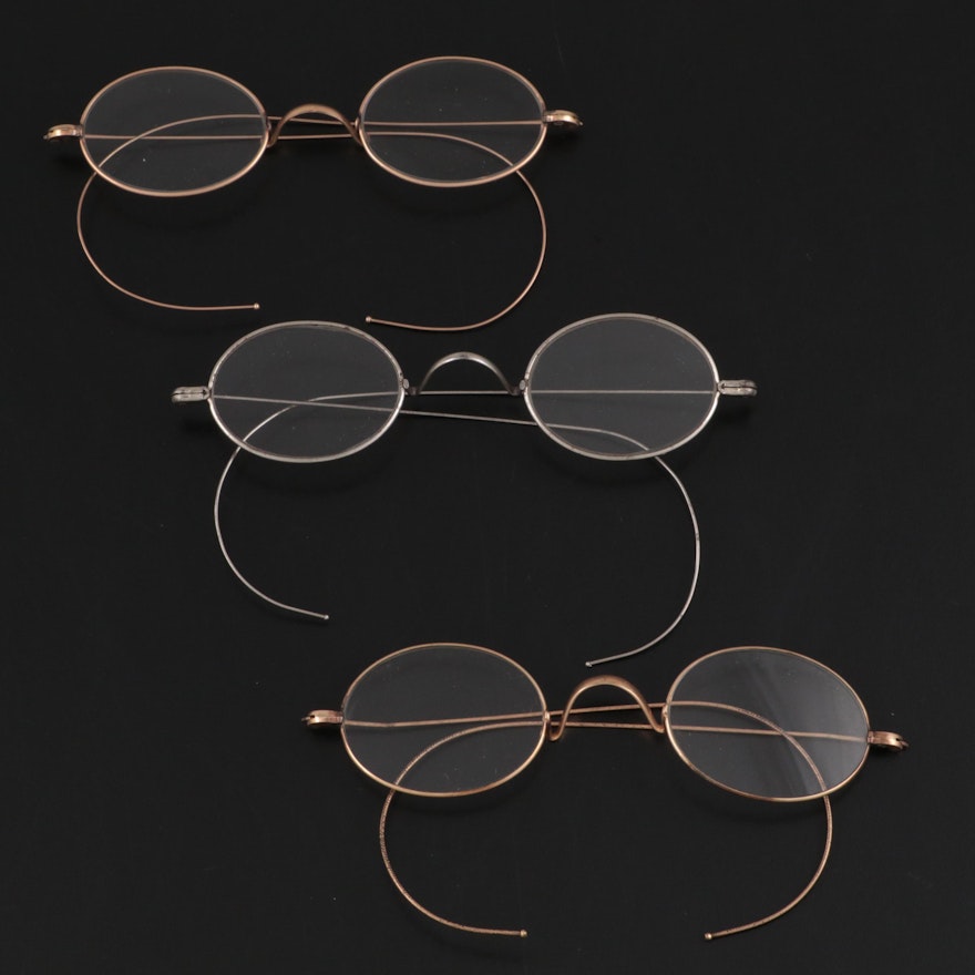 Wire Framed Eyeglasses, Late 19th/Early 20th Century