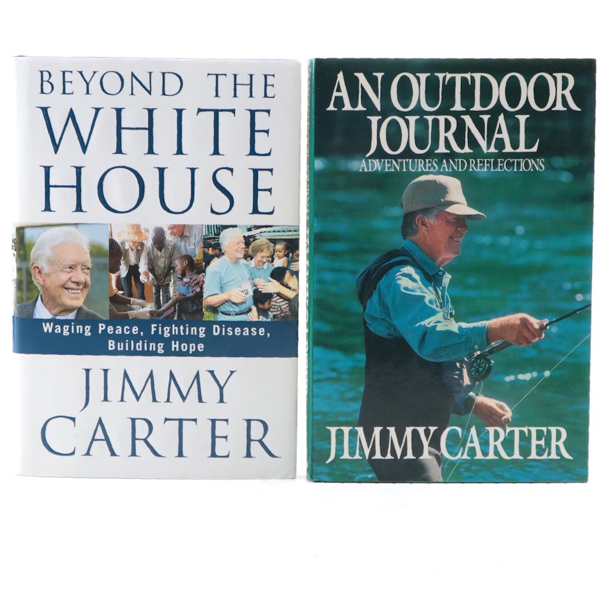Signed First Edition "Beyond the White House" and "An Outdoor Journal"