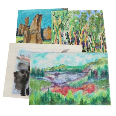 Kathleen Zimbicki Landscape Watercolor Paintings