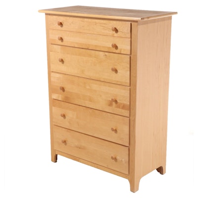Stanley Shaker Style Maple Chest of Drawers