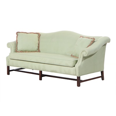 Chippendale Style Custom-Upholstered Sofa, Late 20th Century