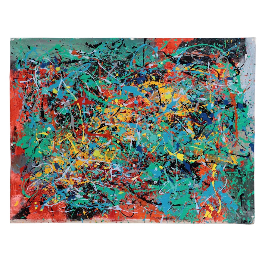 Large-Scale Abstract Oil Painting