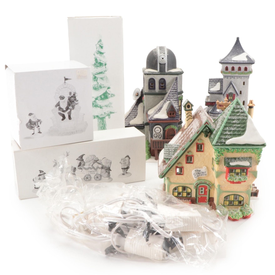 Department 56 Porcelain Buildings With Accessories