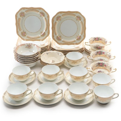 Noritake "Marcia" and Other Porcelain Tableware, Mid-20th Century