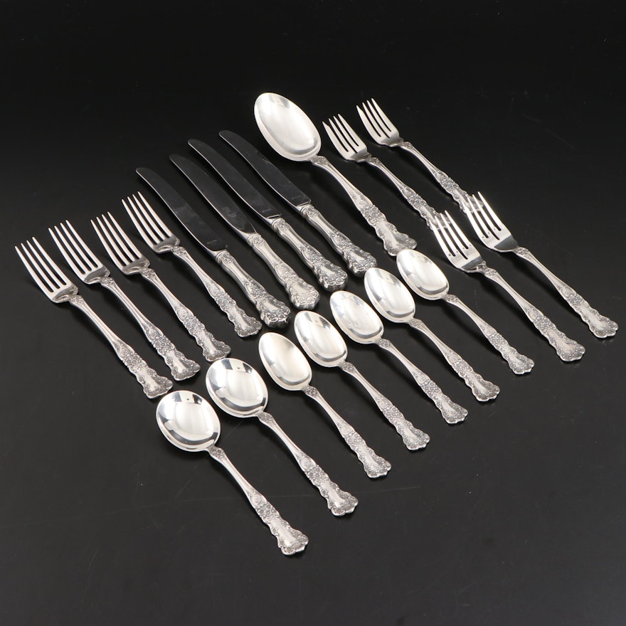 Gorham "Buttercup" Sterling Silver Flatware, Early to Mid-20th Century
