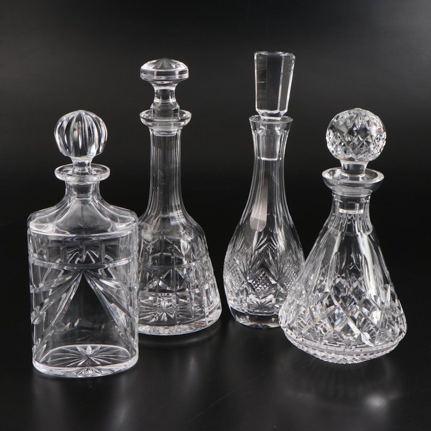 Waterford Crystal Decanters Including "Lismore"