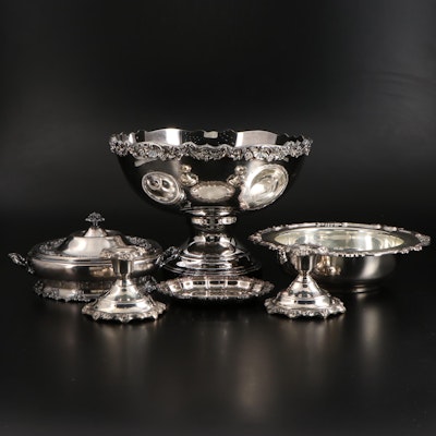 F.B. Rogers, Sheridan, Homan and Other Silver Plate Serveware