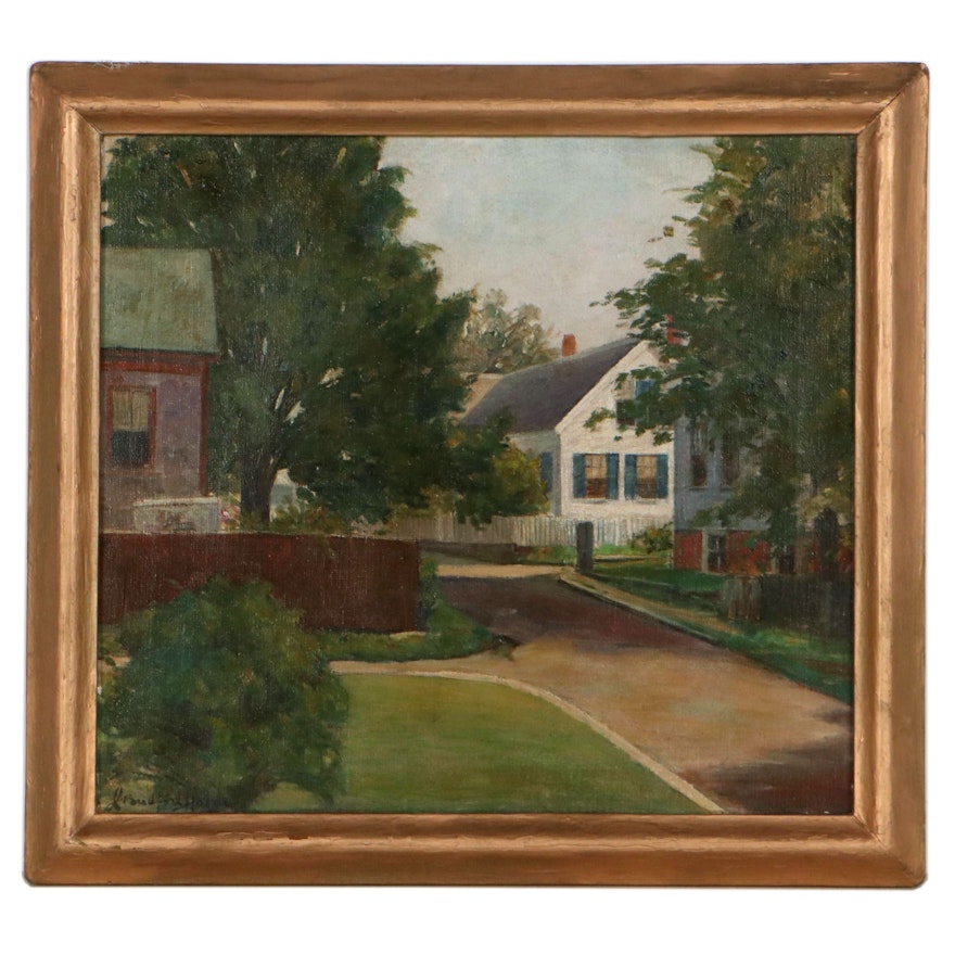 J. Bradford Hague Residential Landscape Oil Painting
