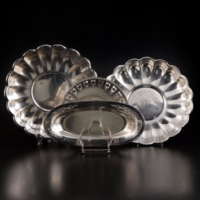 Reed & Barton "Holiday" Centerpiece Bowls and Other Pierced Silver Plate