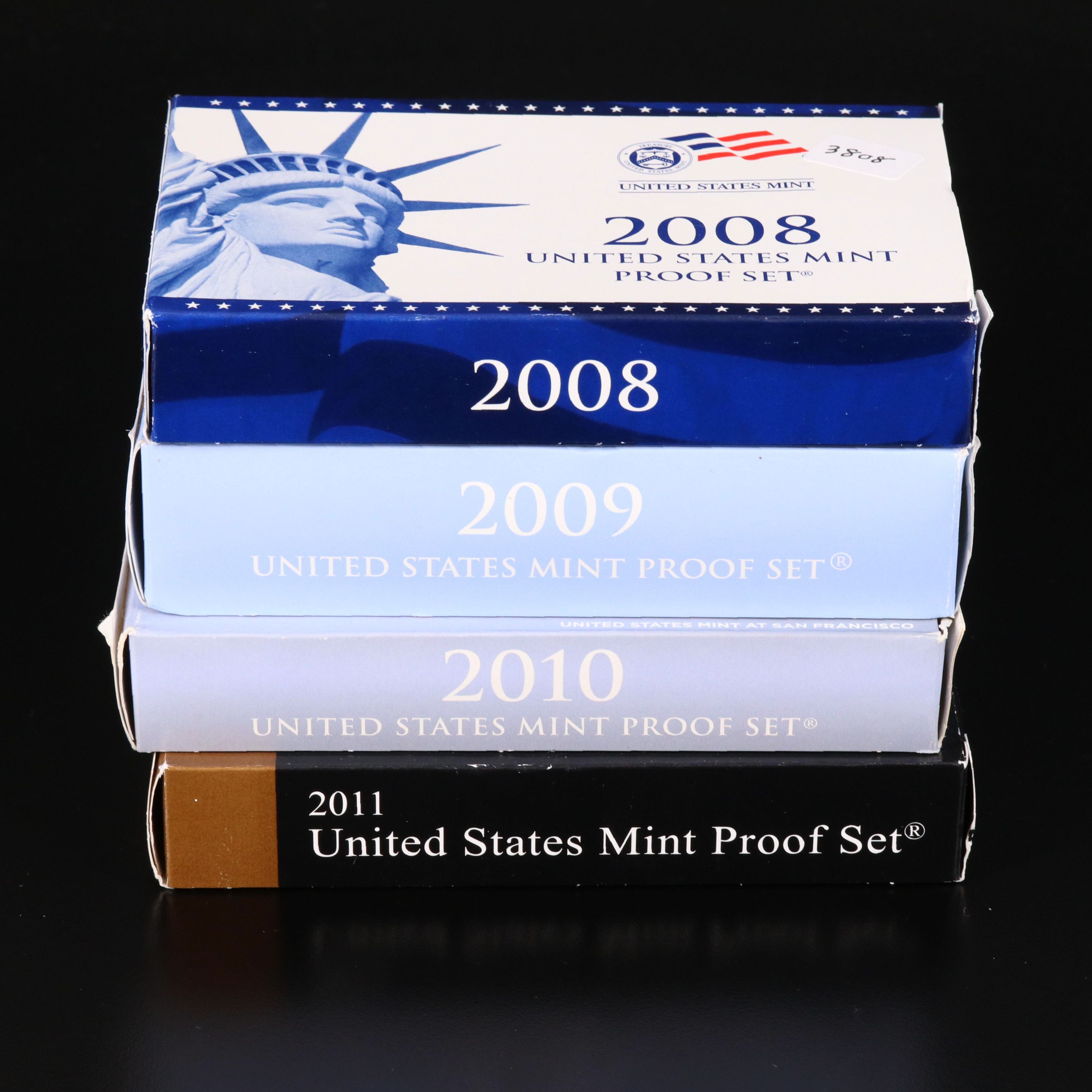 Four Different U.S. Mint Proof Sets EBTH