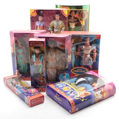 Mattel "Aladdin", "Mulan" and "Hercules" Dolls, 1992–1999