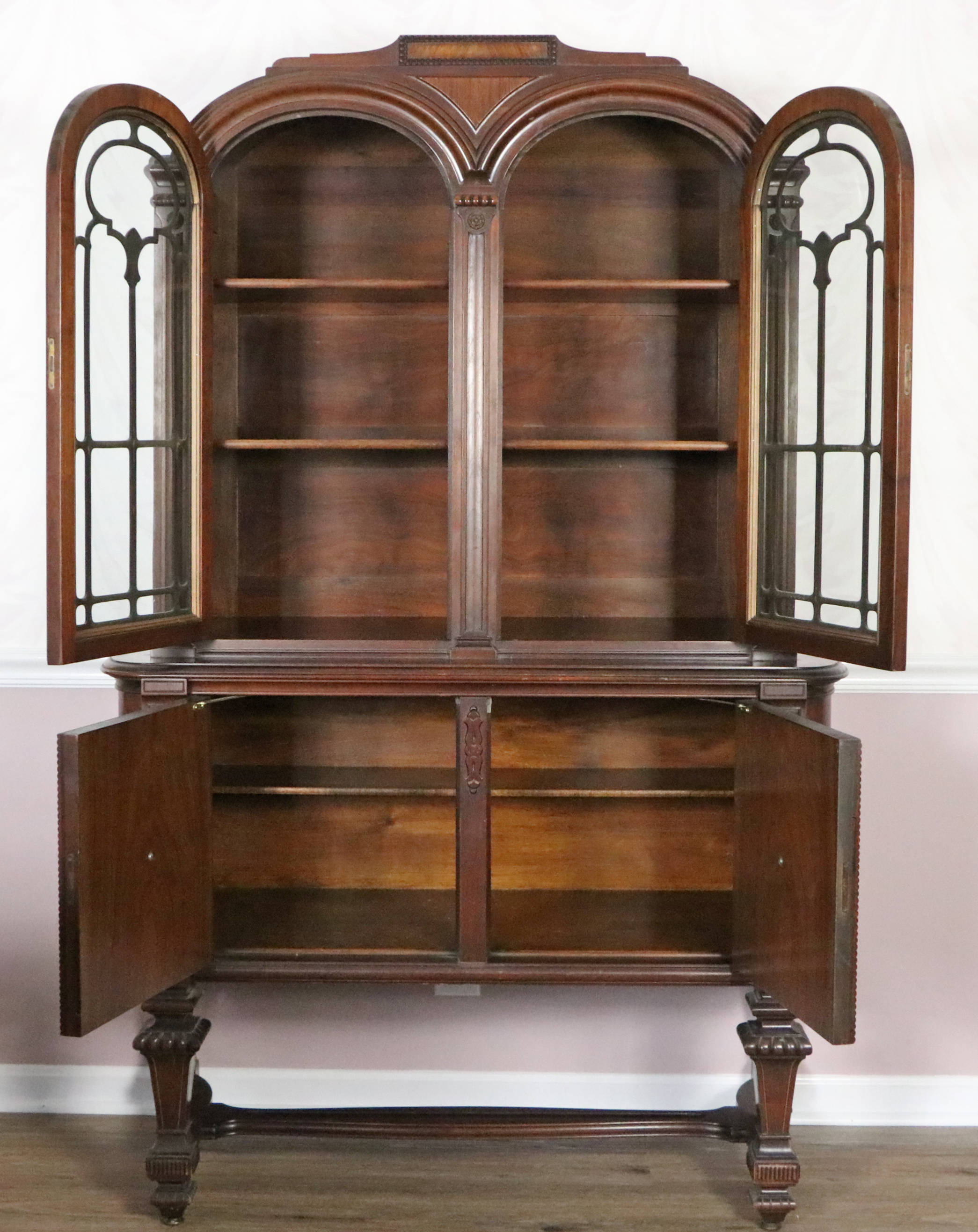 Steinman & Meyer Furniture Renaissance Style Walnut China