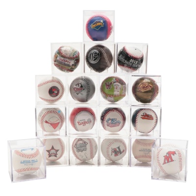 Assorted Minor League Baseballs With Long Island Ducks and More, 1990s–2010s
