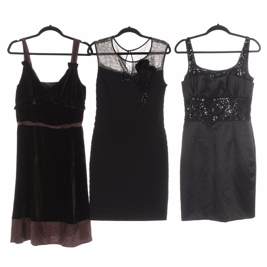 Badgley Mischka, Adrianna Papell, and Marc by Marc Jacobs Cocktail Dresses
