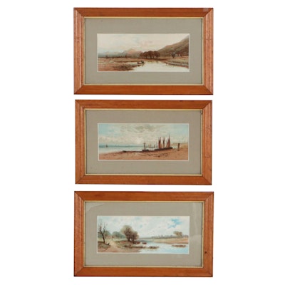 Landscape and Seascape Chromolithographs After Robert Finlay McIntyre