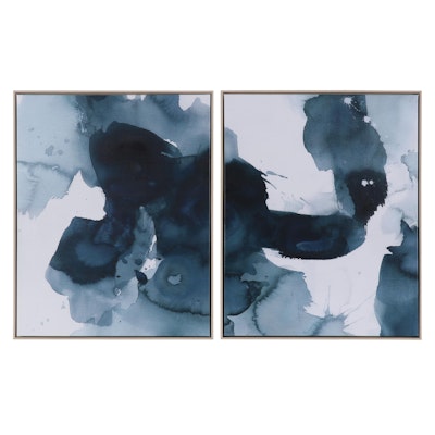 Threshold Contemporary Abstract Giclée Diptych