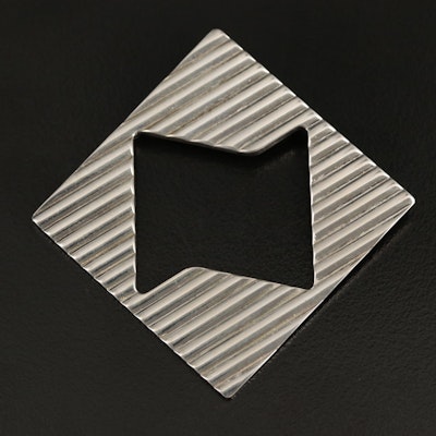 Tiffany & Co. Sterling Abstract Converter Brooch