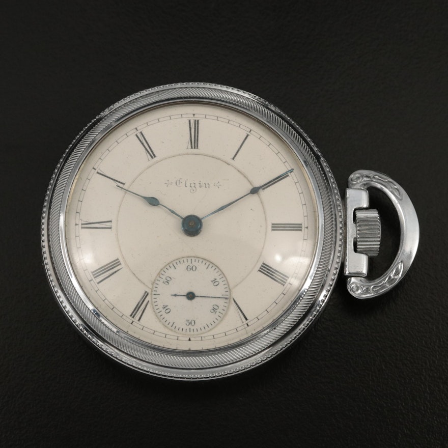 1896 Elgin Side Winder Pocket Watch
