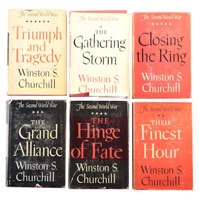 Book Club Edition "The Second World War" by Winston S. Churchill