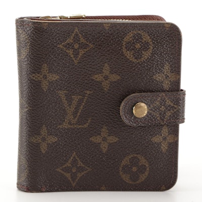 Louis Vuitton Compact Wallet in Monogram Canvas