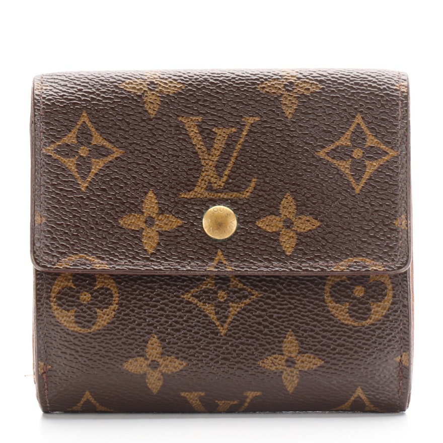 Louis Vuitton Elise Compact Wallet in Monogram Canvas